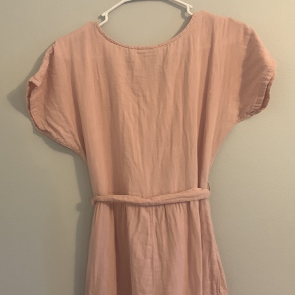 Pink Linen Jumpsuit - Picture 4 of 4